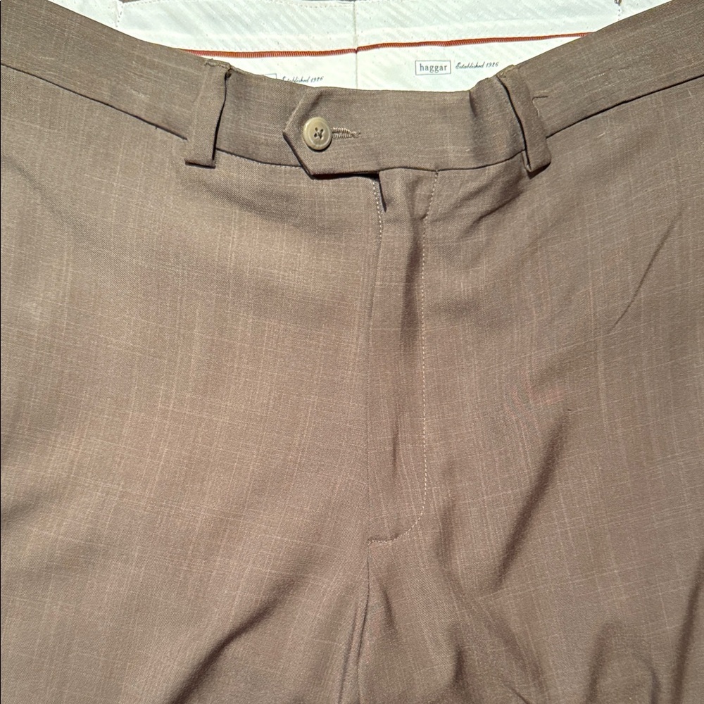 Haggar Tan Dress Pants
